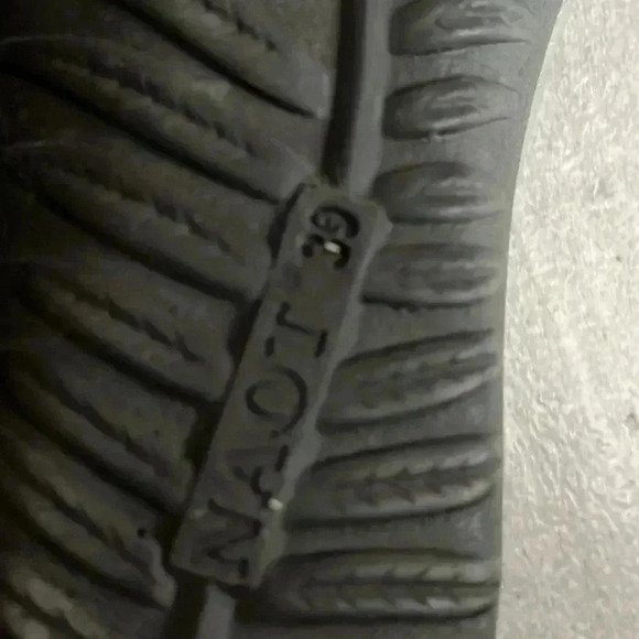 [39/US7.5-8]NAOT  Harore Gray Shimmer Leather Lace Up Comfort Shoes Sneaker Golf - Picture 5 of 8